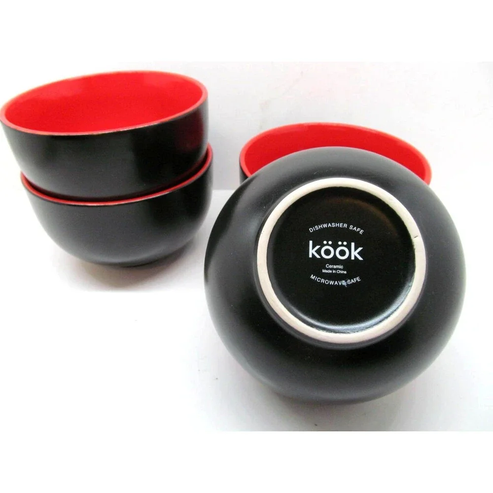 Kook Japanese Large Noodle Bowls 6 1/4
